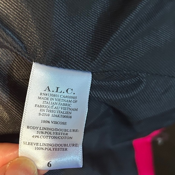 A.L.C. Chelsea Double-Breasted Satin Blazer - Picture 7 of 8